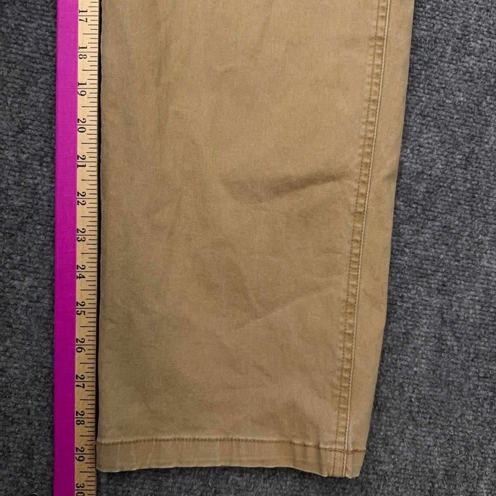 Backcountry Venture Daily Pant Mens Large Bistre Tan Stretch Cotton Twill Belted - Picture 9 of 11